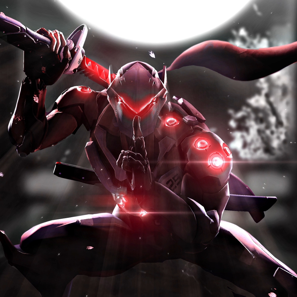 Genji Red Wallpaper Engine Free - Black And Red Wallpaper Engine
